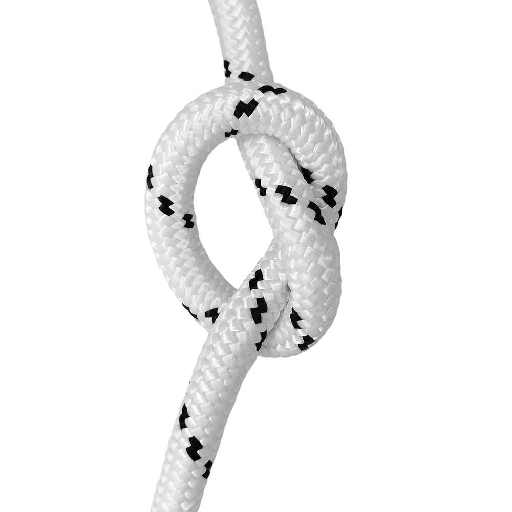 Cuerda Poliester Trenzada Blanco / Azul 12 mm. Bobina 100 m. - Imagen 2