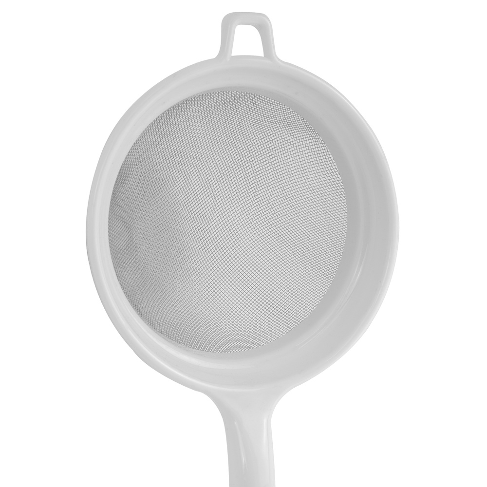 Colador Acero Inoxidable Ø 12,5 cm. Con Mango Plastico - Imagen 2