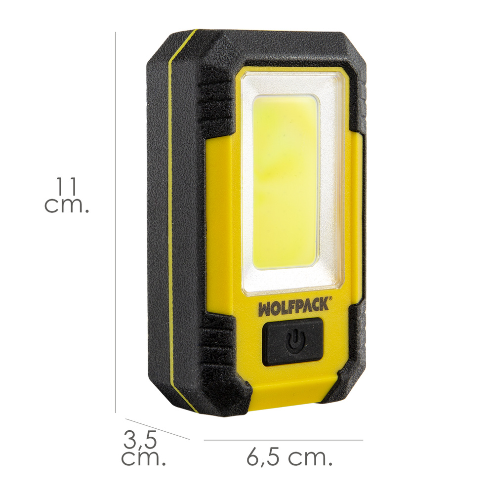 Linterna LED Profesional Compacta Engomada Bateria Recargable 500 Lumenes Con Función Powerbank, Iman, Soporte y Gancho - Imagen 4