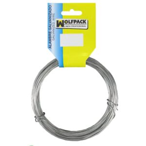 Alambre Galvanizado (Rollo 250 gramos / 90 metros) Nº 1/0,6 mm.