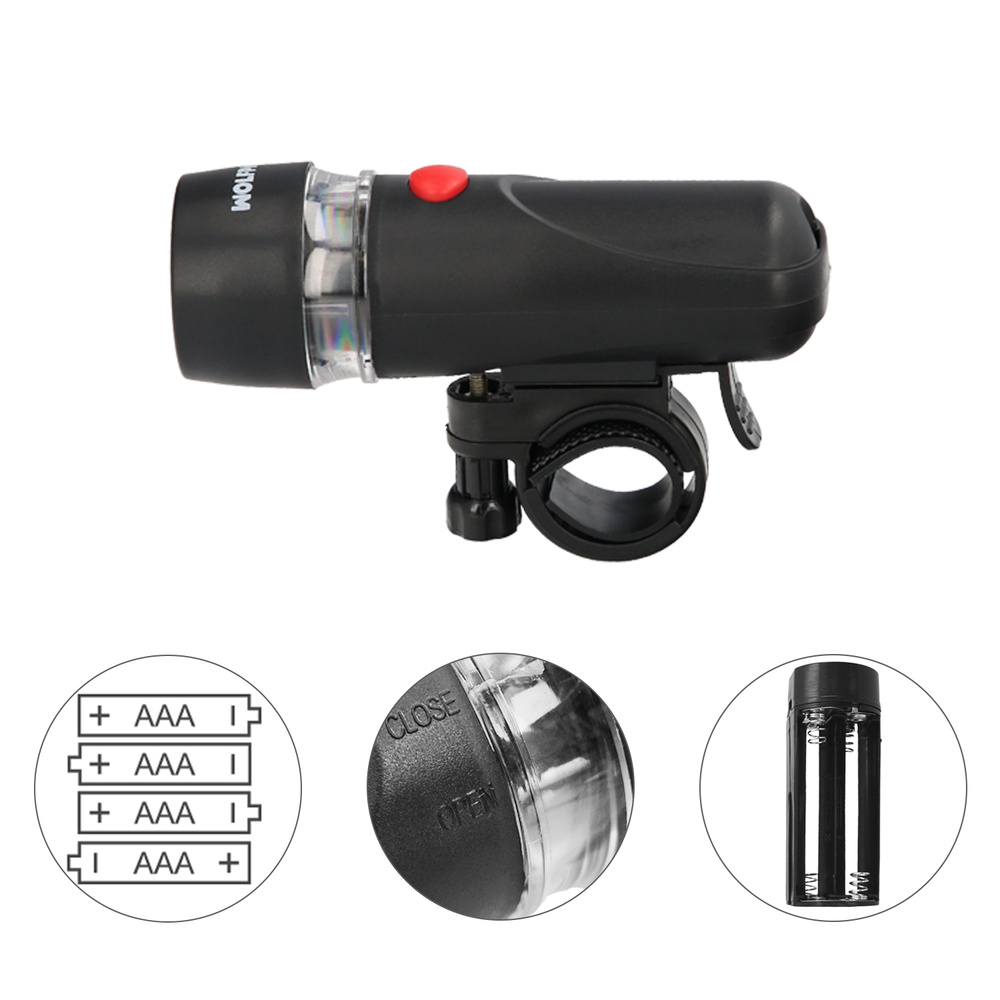 Kit Luces Led Delantera y Trasera Para Bicicleta / Patinete. Funcionamiento a Pilas. - Imagen 5