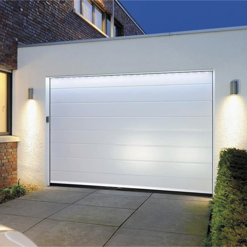 Burlete Para Puertas De Garaje Aluminio Blanco Con Goma 2,5 m. Perfil Bajo Cochera Cepillo De Puerta, Burlete Garaje - Imagen 5