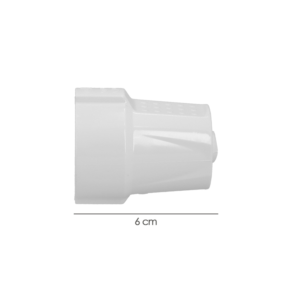 Base Schuko 2 Polos Con Toma Tierra. 16 Amperios Color Blanco - Imagen 2