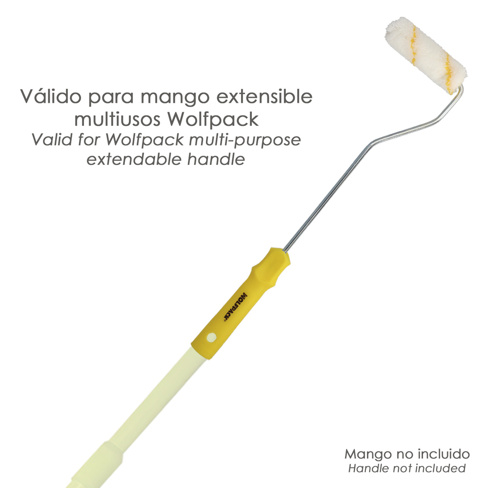 Rodillo Poliamida Pintura Paredes y Techos Esmalte Acrilico Ancho 100 mm. Rodillo Pintar, Rodillo Pintura, Rodillo Esmalte, - Imagen 3