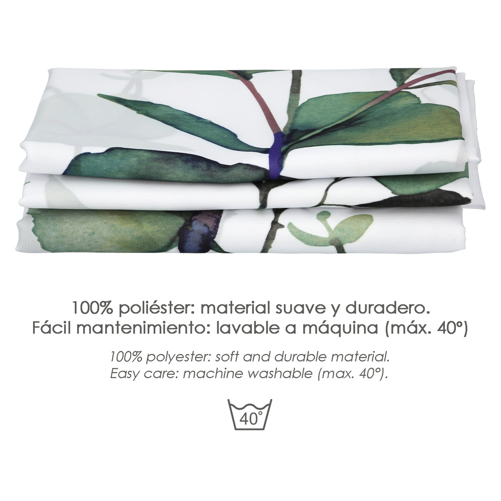 Cortina Ducha Nature 180x200 cm. Impermeable - Imagen 3