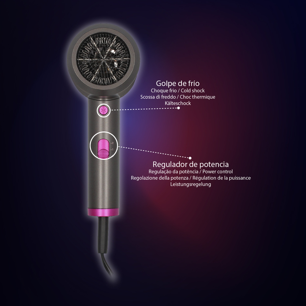 Secador Pelo 2000 Watt Oryx - Imagen 4