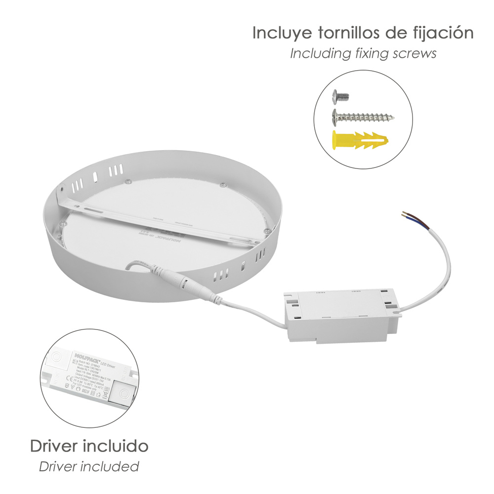 Downlight Superficie Led 20 Watt 1800 Lumenes 4500K - Imagen 5