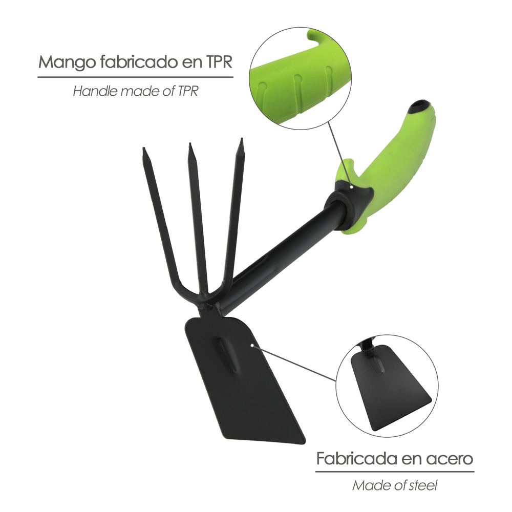 Azada/Rastrillo Jardin Mango TPR - Imagen 3