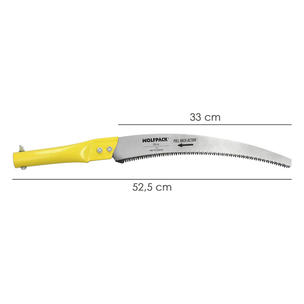 Serrucho Podar Curvo Para Pertiga JP 330 mm. - Imagen 2