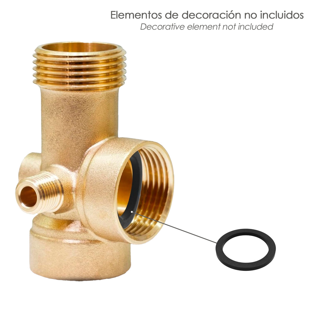 Junta Plana Ancha 1 1/4" 28,5 x 37,5 x 2,5 Mm Bolsa 100 Unidades - Imagen 4