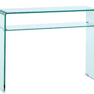 Consola CANADA (SU), cristal curvado, 100 x 33 cms