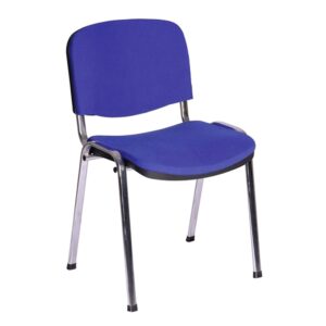 Silla NIZA NEW AM, chasis cromado, tejido A20, color azul