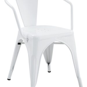 Sillón TOL EK LIMITED, acero, blanco