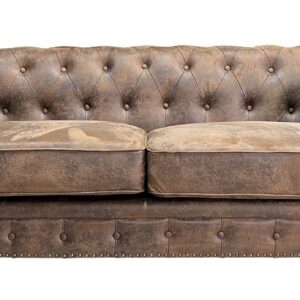 Sofá CHESTER PREMIUM, 3 plazas, similpiel vintage