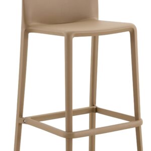 Taburete CAPRICE, apilable, tratamiento anti UV, polipropileno tórtora